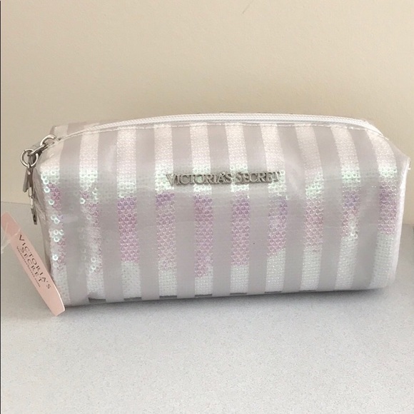 Victoria's Secret Handbags - Victoria’s Secret Sequin Makeup Cosmetic Free Ship